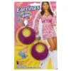 Ladies 60's Themed Mod Glitter Earings
