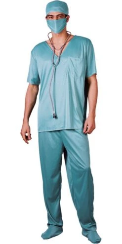 ER Surgeon Scrubs Costume EM-3092