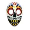 Mask Day Of The Dead White Adult V36 684