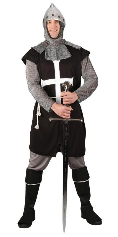 Black Knight Medieval Costume EM-3163 1 Black Knight Medieval Costume EM-3163