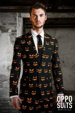 OppoSuits Black-O Jack-O Suit 0052