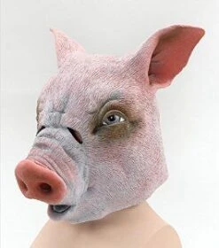 Pig Rubber Animal Mask BN Range