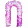 Feather Boa Pink & White 150cm U07186