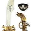Pirate Set - Sword Gun And Eye Patch B52 777
