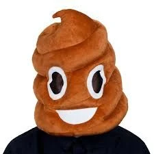Animal Plush Poop Head Wicked Fancy Dress 1288