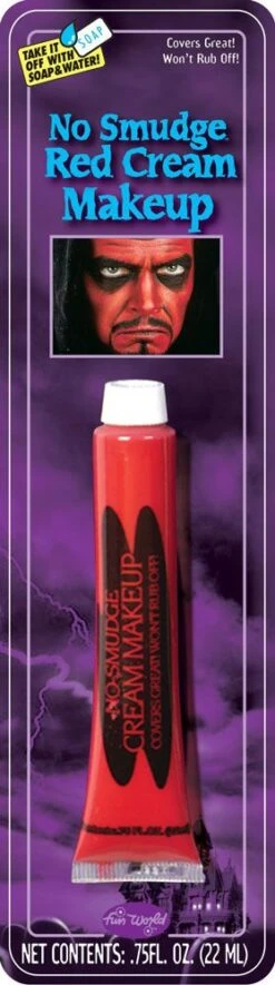 Red No Smudge Make-up Cream