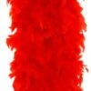 Feather Boa Red 150cm U07092