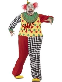 Sinister Clown Costume 45200