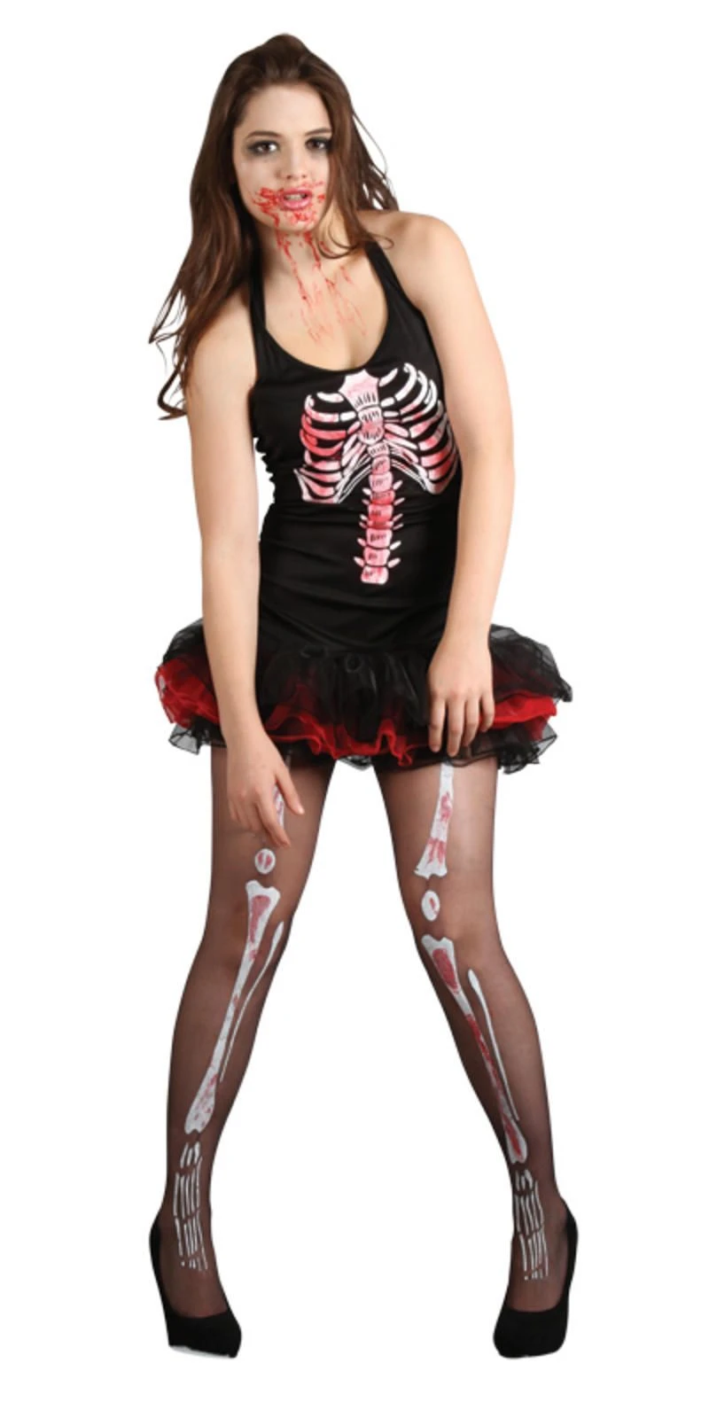 Skeleton Zombie Costume HF-5073 1 Skeleton Zombie Costume HF-5073
