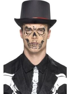 Skull Face Tattoo Transfer 46774