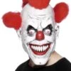 Clown 3/4 Mask With Hair - Adult, One Size 26385