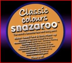 SNAZAROO 50 FACE PAINT 18ML POT OCHRE YELLOW
