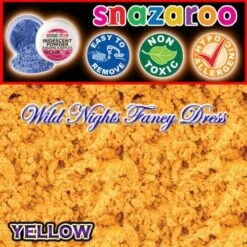 SNAZAROO FACE PAINT IRIDESCENT POWDER YELLOW 12ML TUB