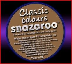 SNAZAROO PROFESSIONAL FACE PAINT 30ML TUB BEIGE BROWN