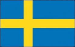 Sweden 5ft X 3ft Football Rugby Supporter World Cup Flag
