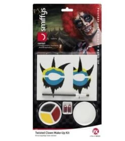 Twisted Clown Makeup Kit Multicolour 44740