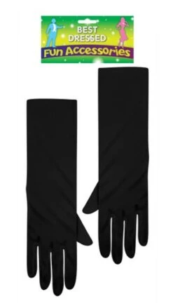 Long Gloves Black 40 Cm U09650