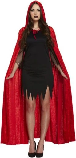 Adult Red Velvet Devil Cape Best Dressed V38 683