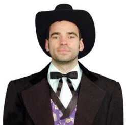 Bow Tie Western Black